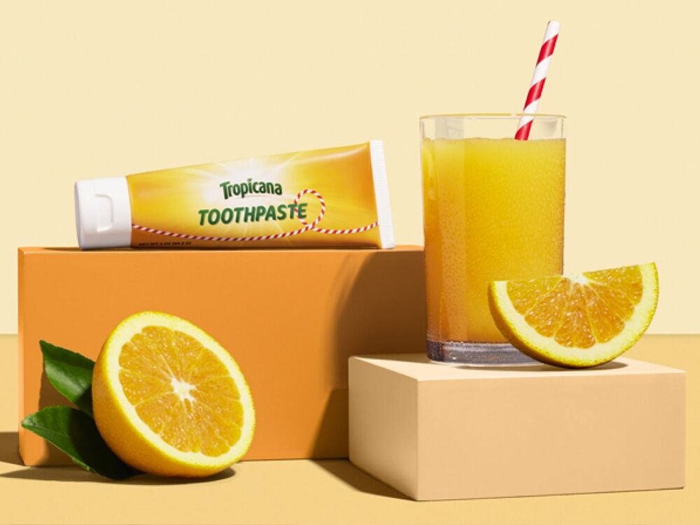 Tropicana Developed Toothpaste That Won t Wreck Your Glass of Orange Juice NewBeauty