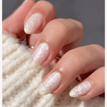 Nails with shimmer