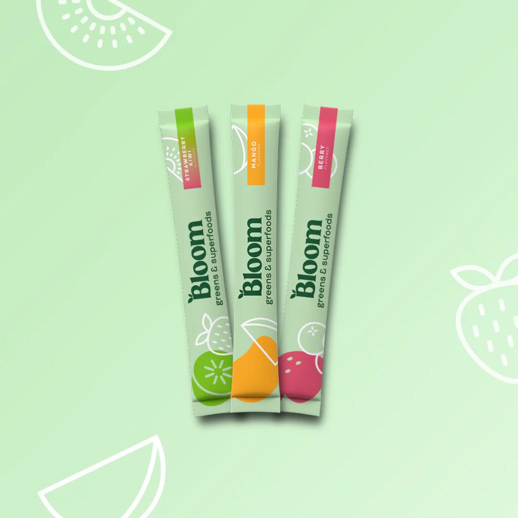 Bloom Nutrition Greens & Superfoods Stick Packs