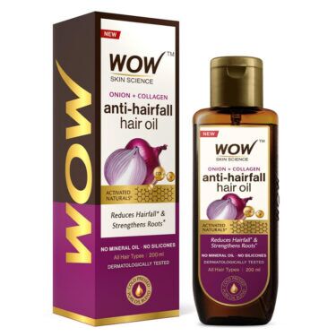 WOW Skin Science Onion Anti-Hairfall Oil With Collagen