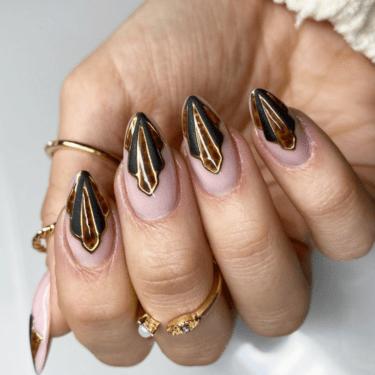 art deco nails