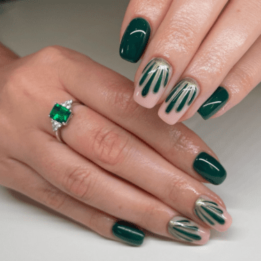 art deco nails