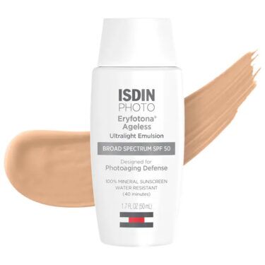 ISDIN Photo Eryfotona Ageless Ultralight Tinted Mineral Sunscreen SPF 50