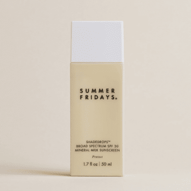 Summer Fridays ShadeDrops Broad Spectrum SPF 30 Mineral Milk Face Sunscreen ($36)