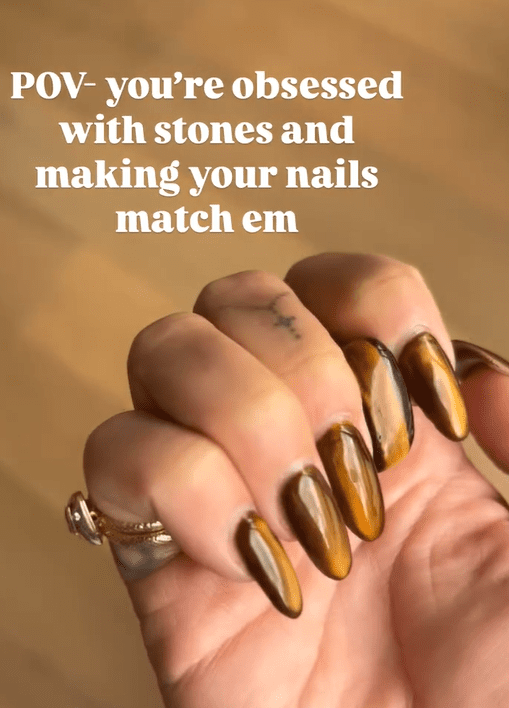 Vanessa Hudgens Can’t Get Sufficient of the Cat-Eye Nail Pattern