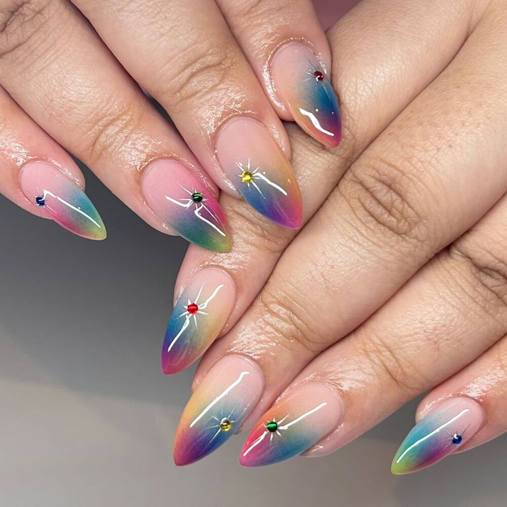 Almond Nails That Shine Bright