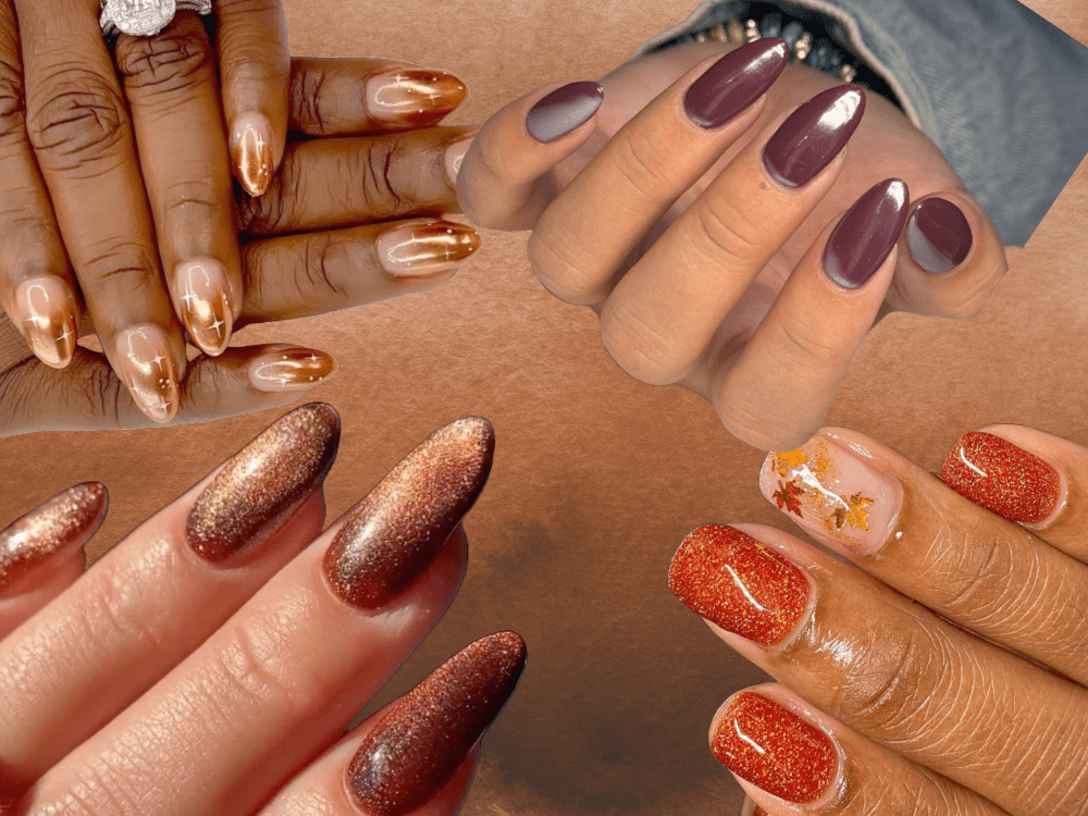 Honey Glazed Chrome Nails
