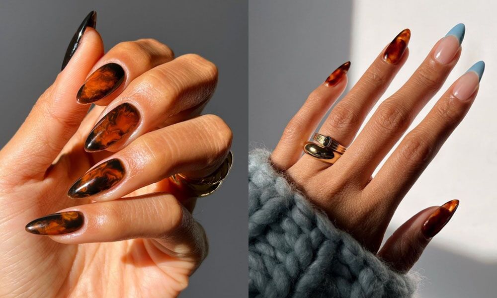 Tortoiseshell Nails