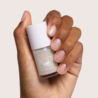 Olive & June nail polish in Frosted Glass