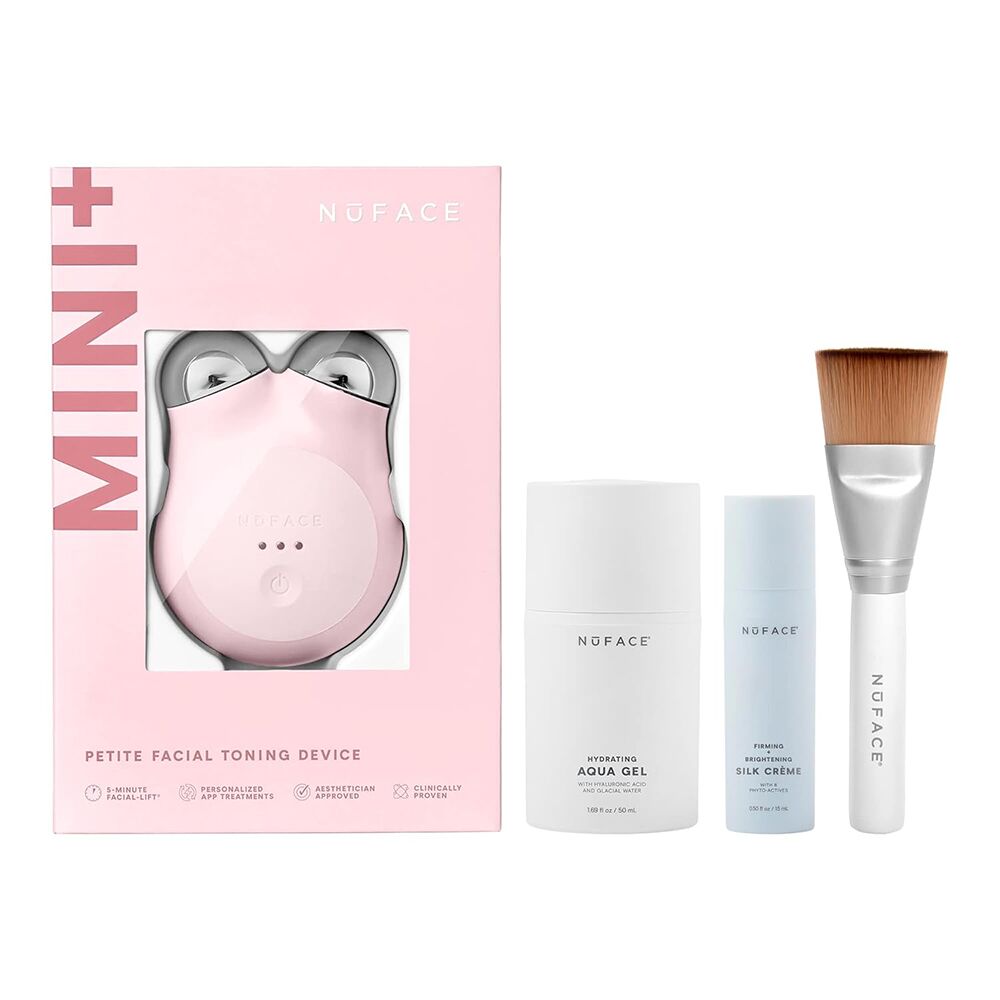 nuface mini+ microcurrent facial device kit