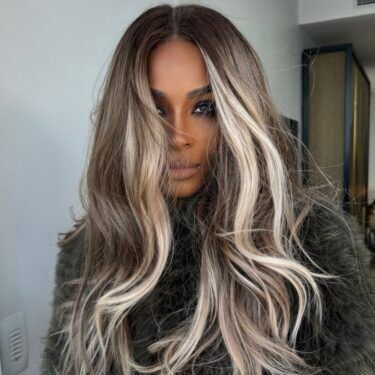 Ciara with blond highlights