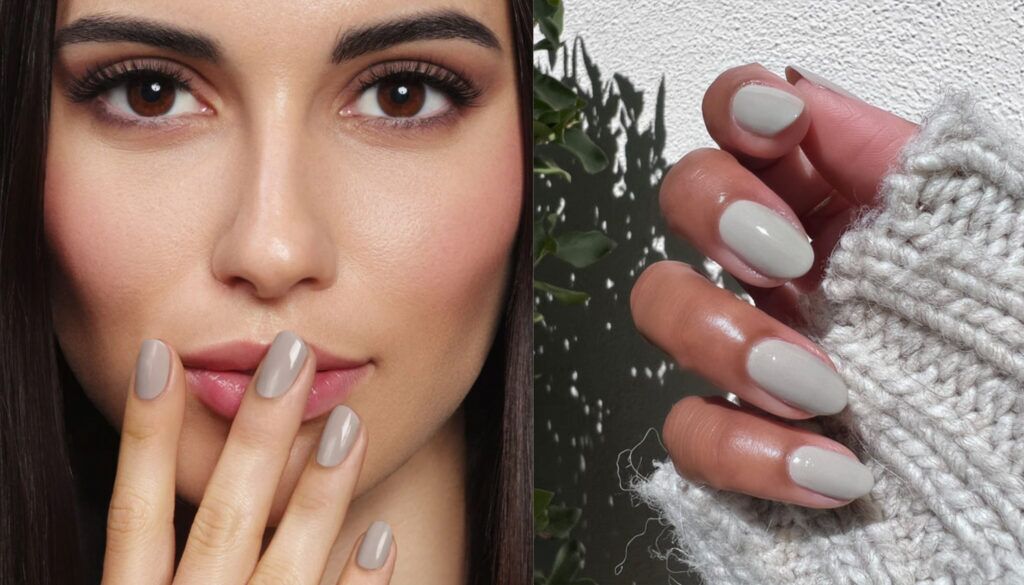 Soft Greige Nails