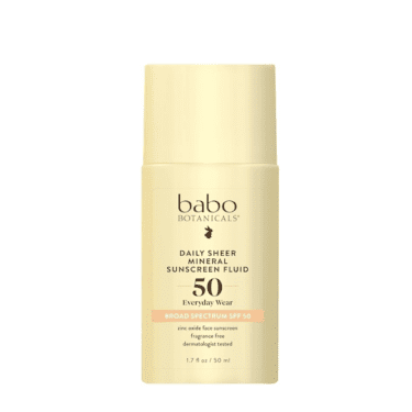 babo botanicals mineral sunscreen