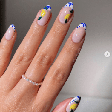 ceramic nails by @bycheznails
