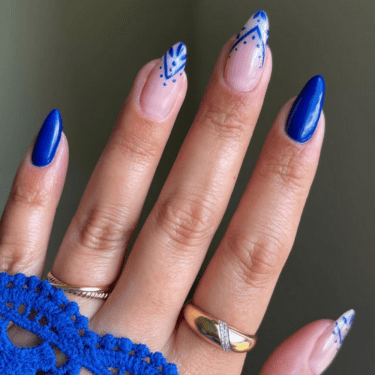ceramic nails by @embrace.nails