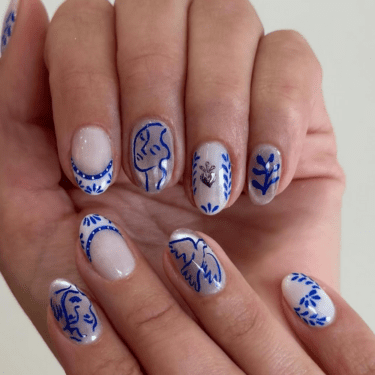 ceramic nails by @thehangedit