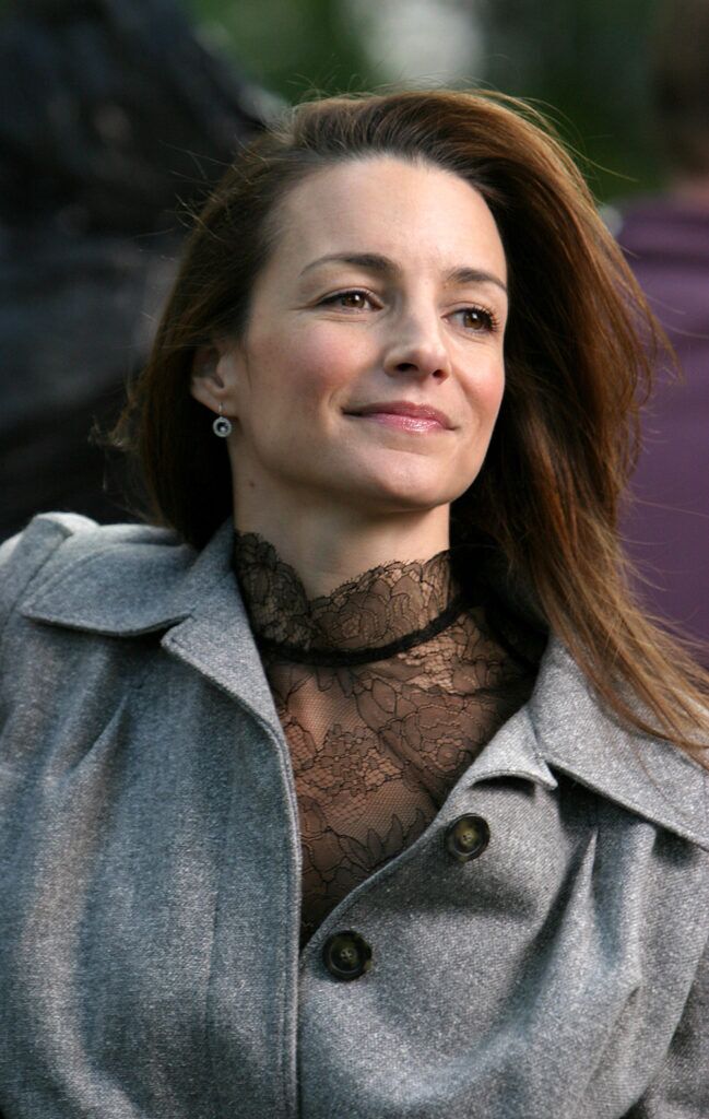 Kristin Davis during Kristin Davis and Mario Cantone on Location for 