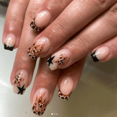 western summer nails