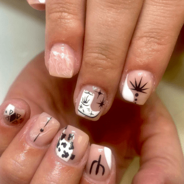 western summer nails