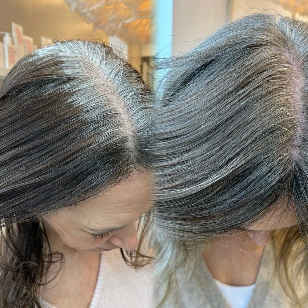 Grey Mixing Is Low-Upkeep Balayage for Mature Girls