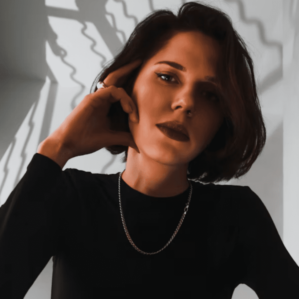 brunette signature hair color Unsplash by Yehor Milohrodskyi
