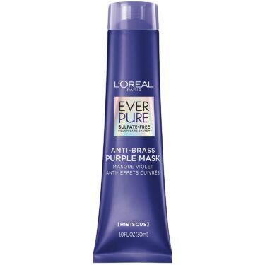 The Greatest Purple Hair Masks for Blonde, Brassy or Grey Hair 4 L'Oreal Paris EverPure Brass Purple Hair Mask