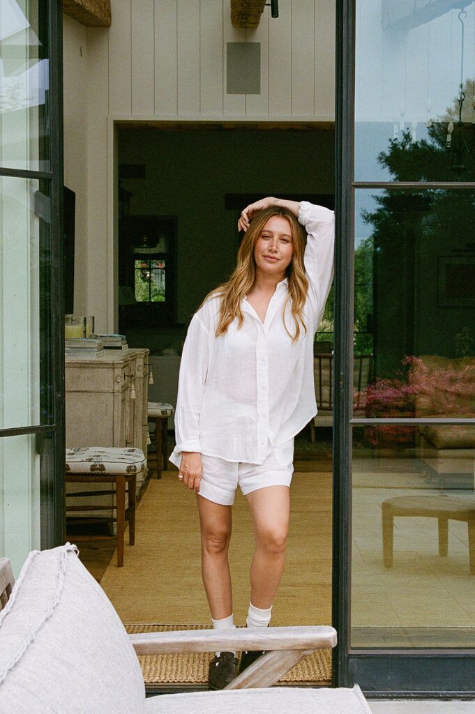 Ashley Tisdale at home