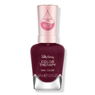 sally hensen color therapy rise and wine