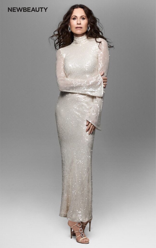 Minnie Driver sparkly gown