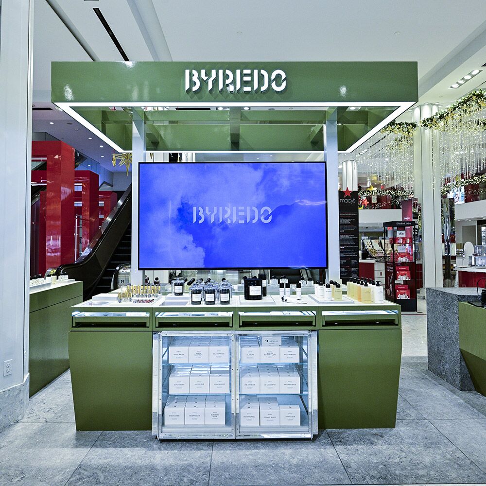 NEW YORK, NEW YORK - NOVEMBER 13: A general view inside the beauty renovation at Macy's Herald Square on November 13, 2025 in New York City. 