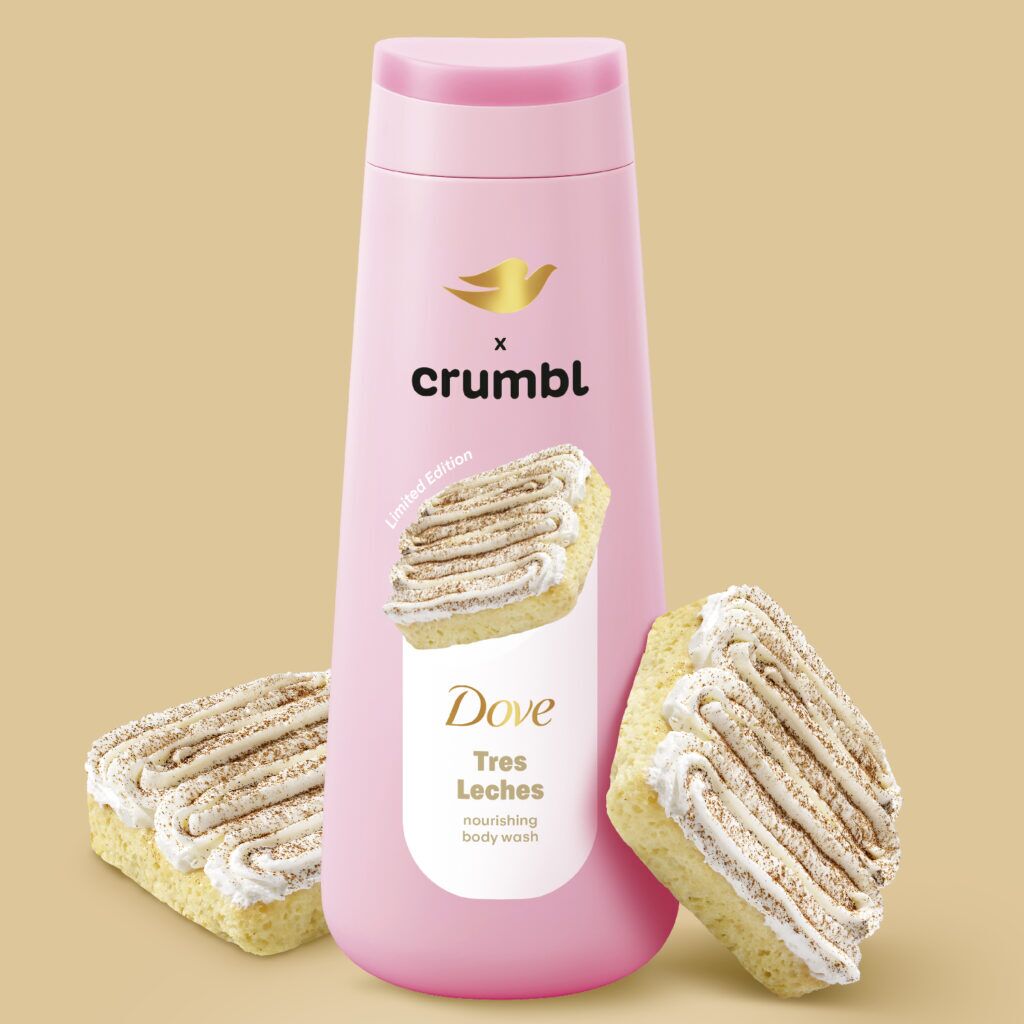 The Dove x Crumbl BodyCare Collab Returns With Tres Leches Scent