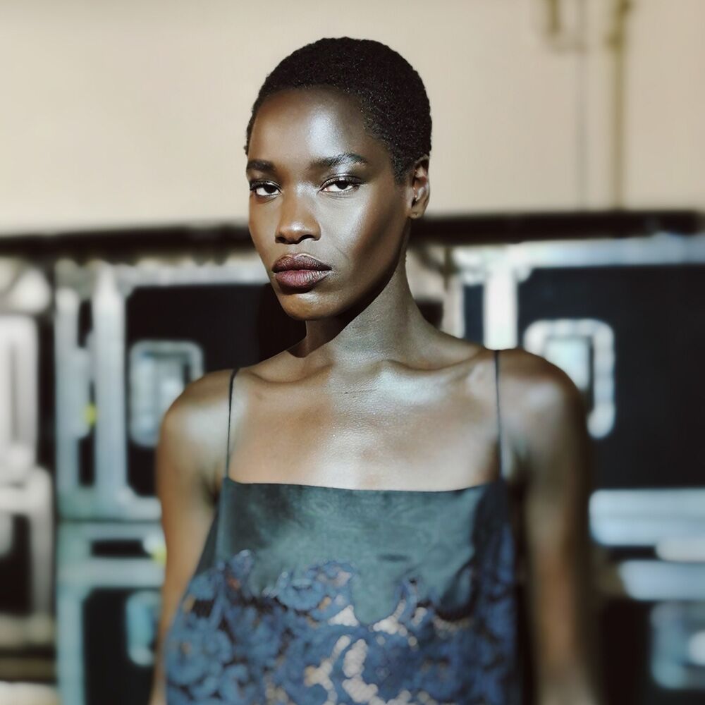 pat mcgrath for khaite nyfw