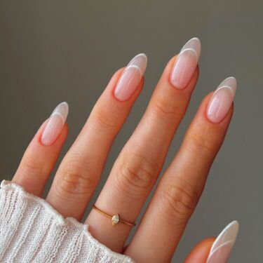 invisible french manicure
