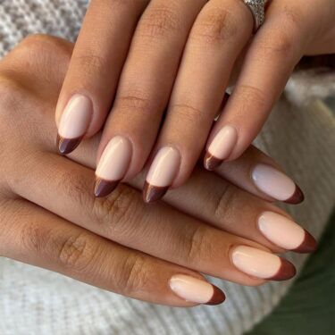 colored French tips