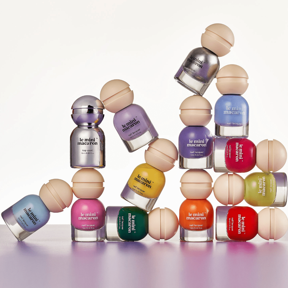 bottles of le mini macaron nail lacquer