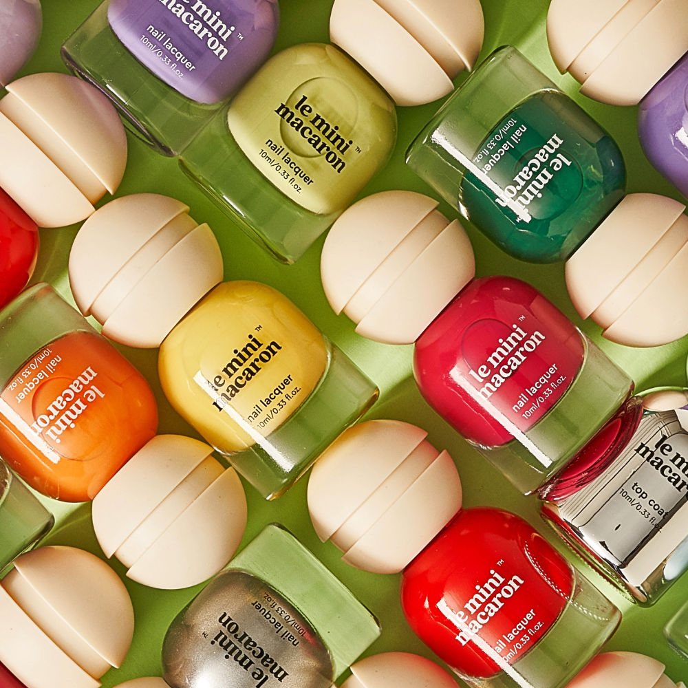 bottles of le mini macaron nail lacquer