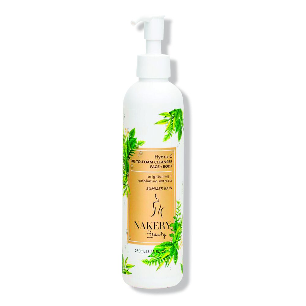 nakery beauty summer rain hydra-c oil-to-foam cleanser